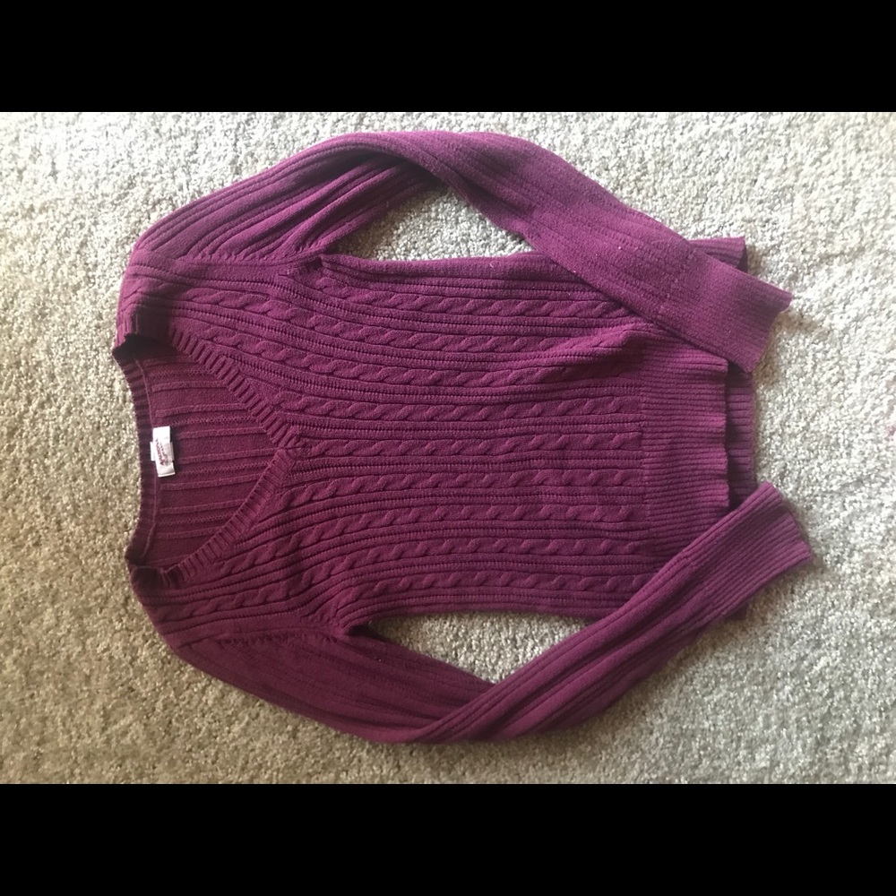 Maroon Arizona Jean Co Sweater